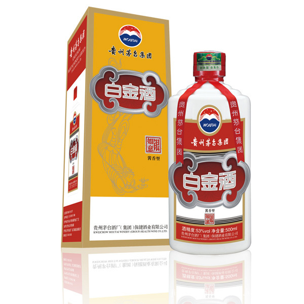 茅台白金酒 53度单支白酒茅台
