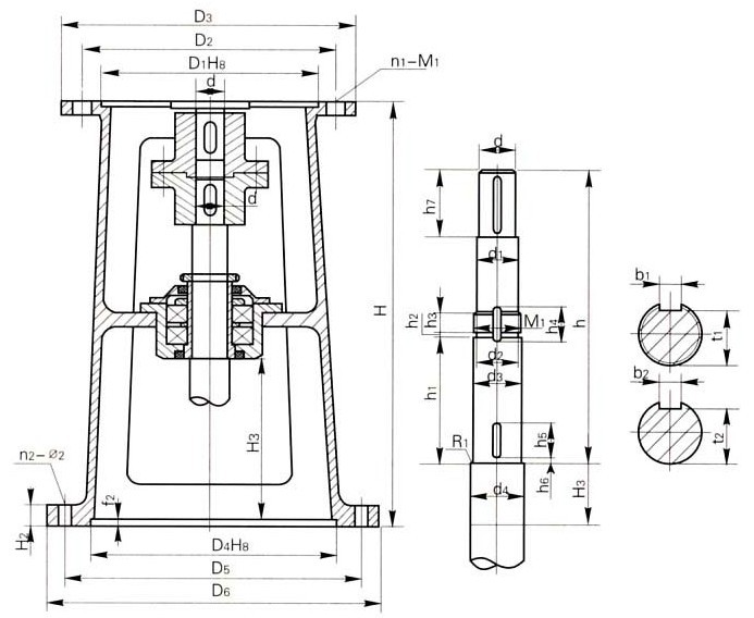  低速機機架加工工藝_減速機底架