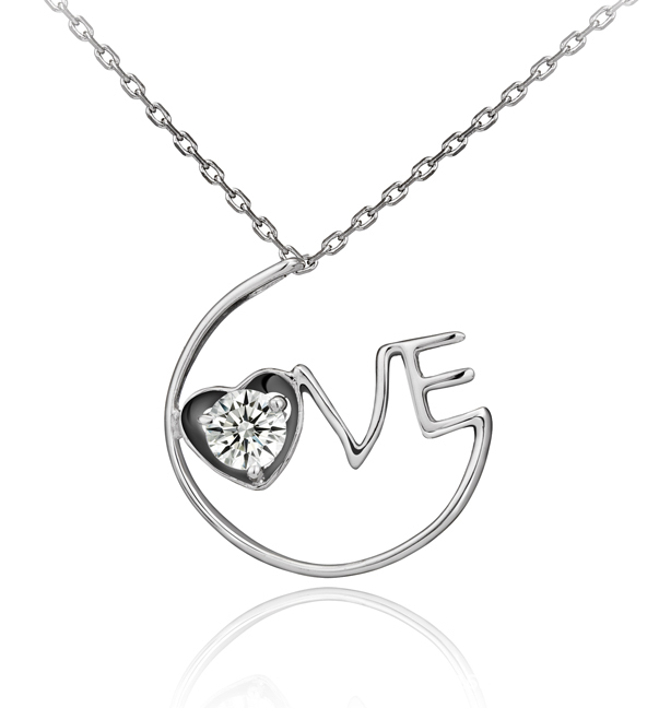 批发采购项饰-暮光之城 飞翔的爱 925纯银 吊坠 项