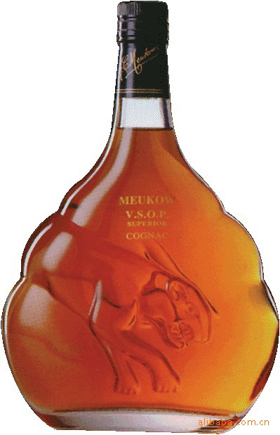 【小额批发正品包邮】墨高洋酒干邑vsop白兰地3000ml法国原装进口
