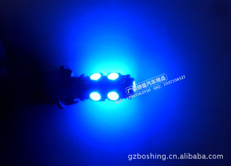 T10 5050 9SMD LED仪表灯，示宽灯 行车灯 阅读灯 牌照灯