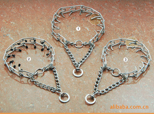 厂家直销供应专业宠物链条-驯狗(图)钢丝脖套