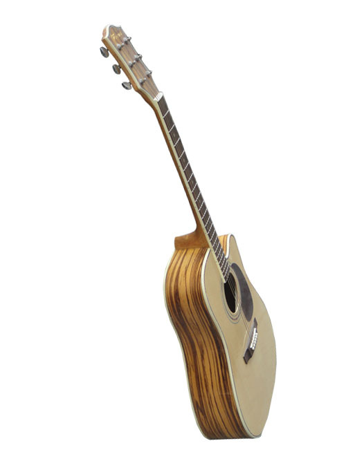 focus福克斯 41寸民谣吉他14品松木面斑马木底侧缺角吉他