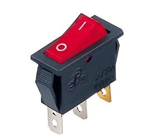 厂家直销船型开关kcd2-102n船型开关带灯三脚开关船型翘板开关