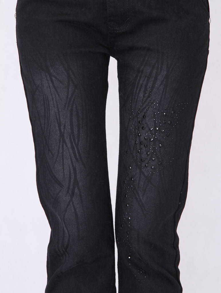 2012春装新款韩版烫钻小脚裤铅笔裤子