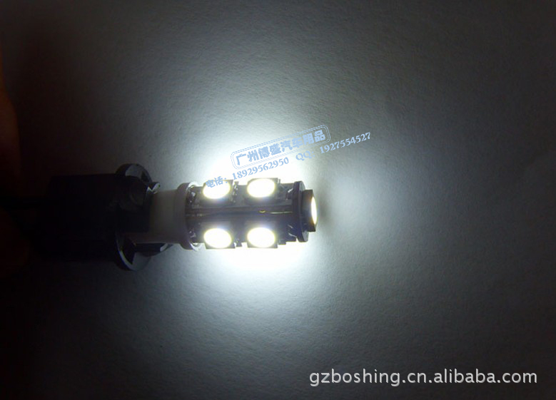 T10 5050 9SMD LED仪表灯，示宽灯 行车灯 阅读灯 牌照灯