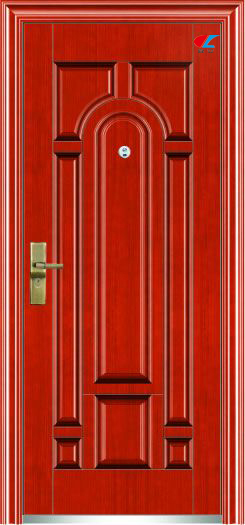 大量批发喷塑防盗工程门