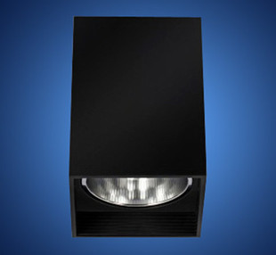 厂价直销高品质4寸黑色方形明装筒灯yzt-mfdea40gh