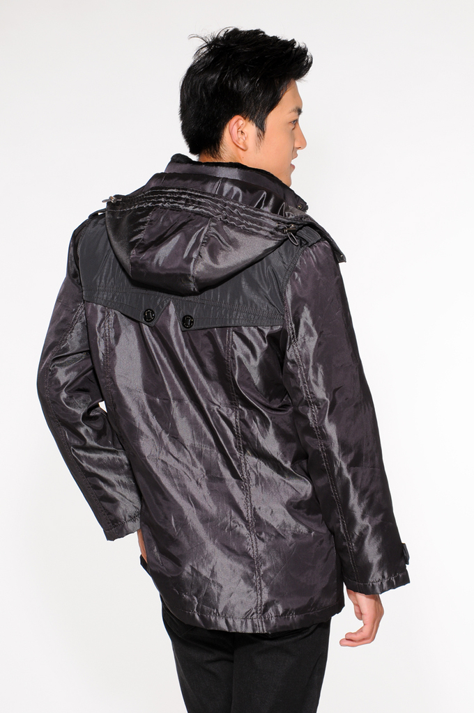 新款羽绒服代理代销 一件代发 2118棕灰色米通格170-185图片_9