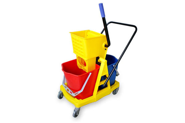 34l轻便式柞水车 墩布车宾馆保洁清洁榨水车 挤水车