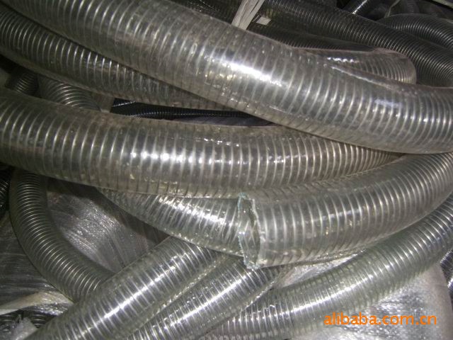 钢丝管(内有钢丝缠绕,更广泛用于石油,化工行业)增强管,塑料管,钢丝管