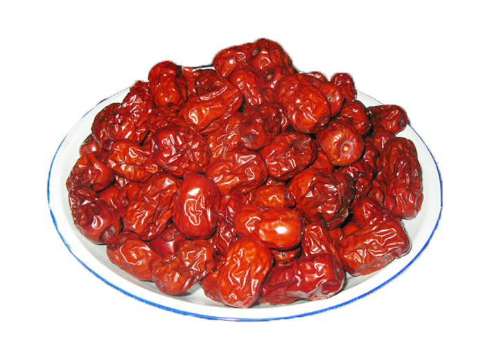 若羌红枣个大美观,椭圆形,晒干为深红色【新疆特产--若羌栆】