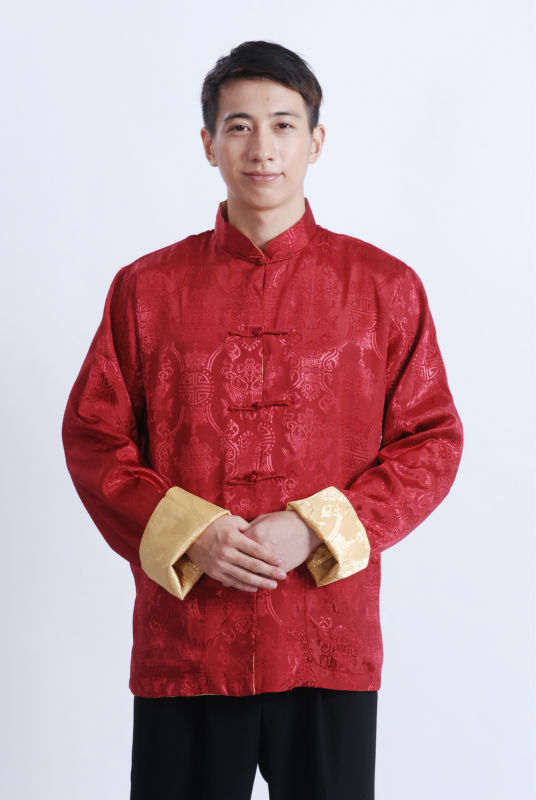 供应批发唐装旗袍 男士唐装上衣 m1044
