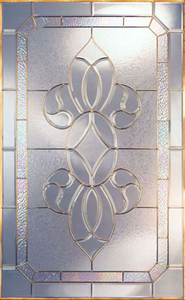 提供的镶嵌艺术玻璃是将加工各种图案的玻璃,用铜条或锌条焊接组装后