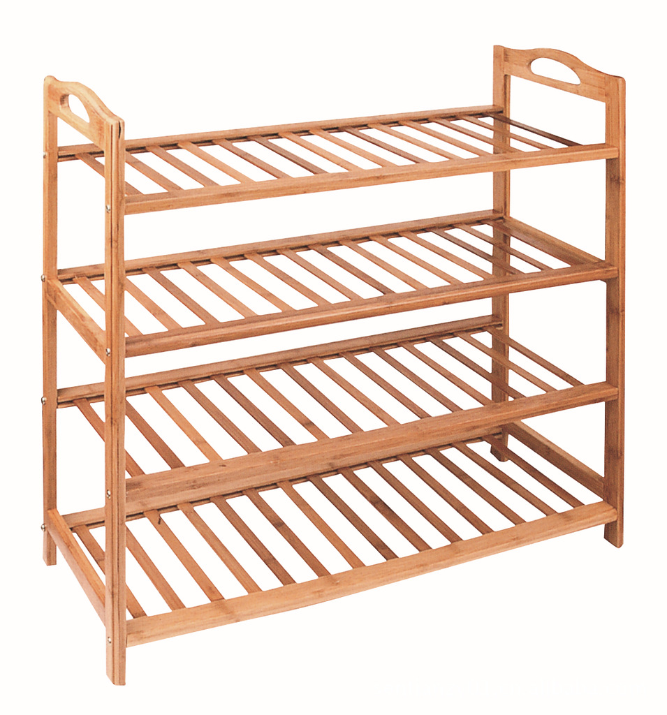 天然环保 碳化竹制鞋架 【多功能竹制鞋架】