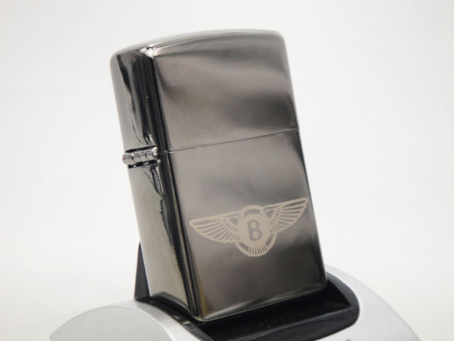 厂家直销黑冰150 金属煤油打火机 礼品广告打火机 宾利标志