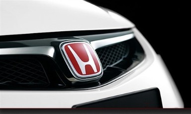 本田标新飞度思域锋范雅阁crv前后改装红色车标本田红色标