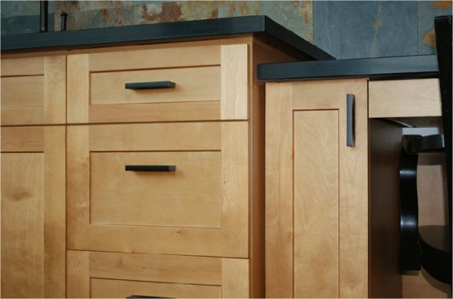 桦木实木橱柜/欧式实木橱柜/现代实木橱柜/wood kitchen cabines