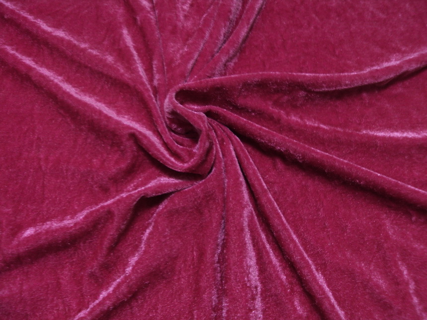 供应各种规格75d酒红色仿不倒绒
