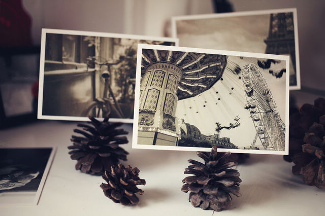 ab001 怀旧盒装明信片 倒退时光 黑白明信片-30张