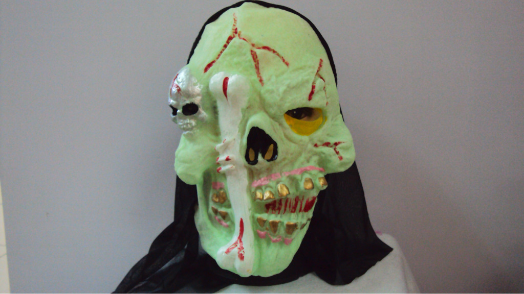 万圣节派对夜光鬼面具 化妆服饰道具 派对用品 节庆用品