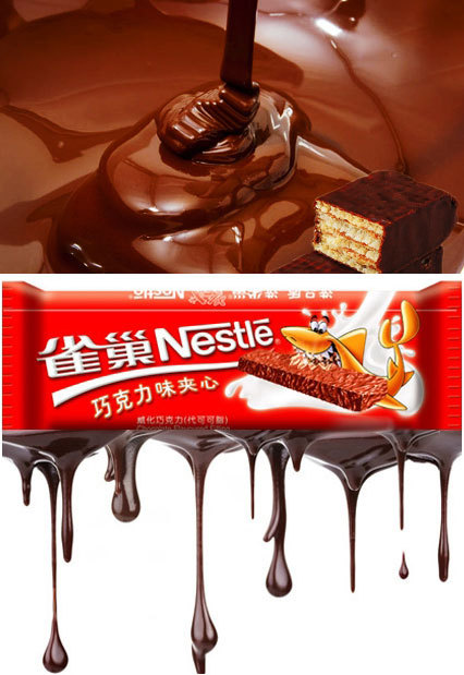 零食 雀巢脆脆鲨 巧克力味夹心 24条 480g/盒