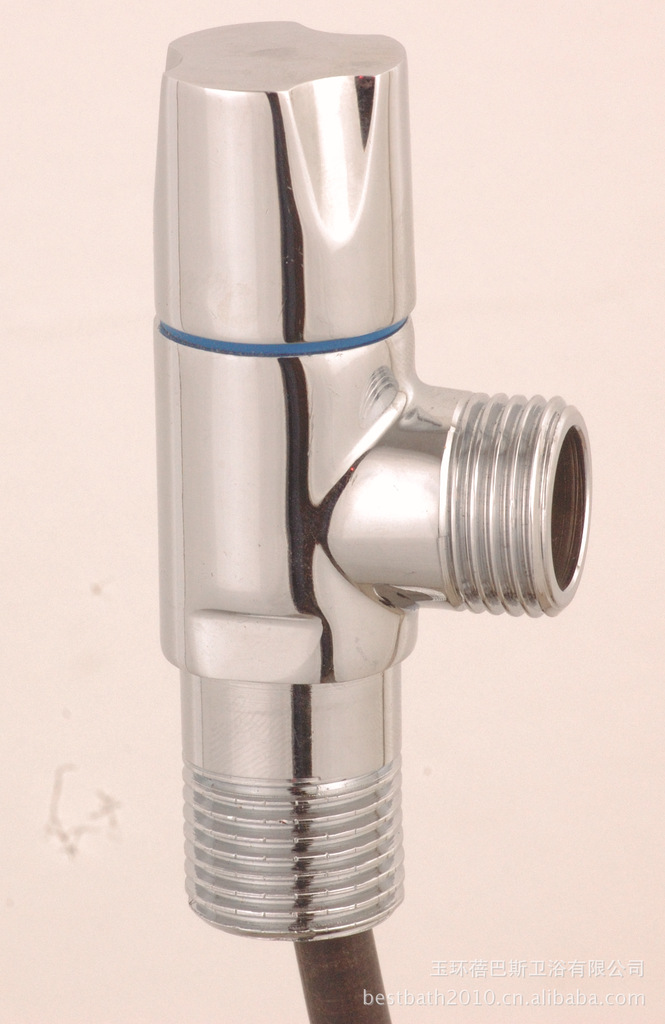 [供应]玉环高质量铜抛光镀铬角阀ap002/马桶阀/热水器阀(图)