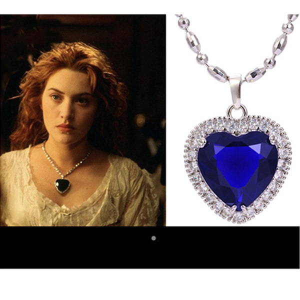 饰品定做高端饰品项链 海洋之星 坦桑色蓝宝石项链 欧美经典