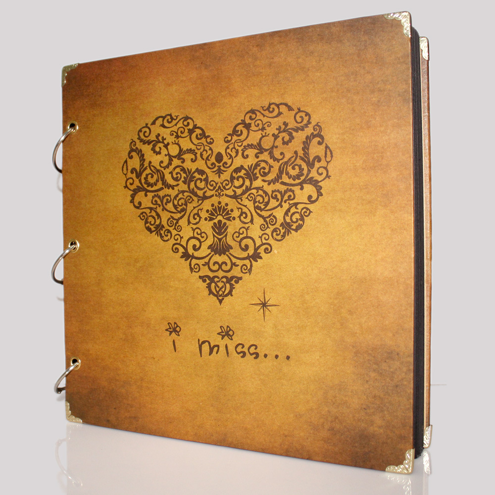 diy相册新款 12寸方版粘贴式相册 手工相册影集