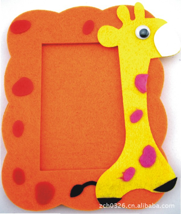 儿童无纺布艺相框 diy手工制作 礼物礼品 玩具厂家特供批发