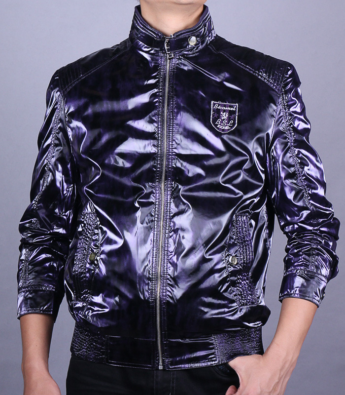 供应太子港正品男装立领 休闲夹克 秋冬外套夹克亮面夹克亏本清仓