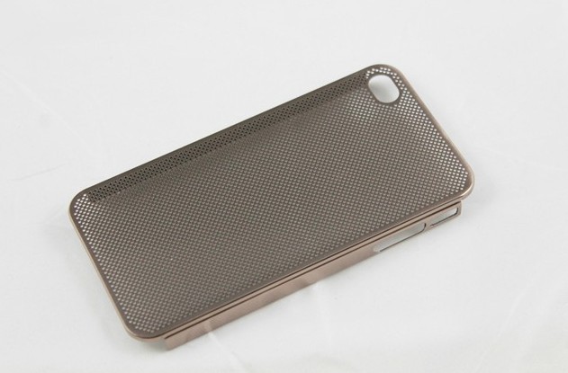 钛合金散热透气网孔外壳iphone手机保护壳