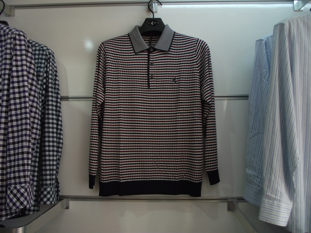 三利羊毛衫8905 三利羊毛t恤 男式羊毛衫 翻领羊毛衫 新款羊毛衫