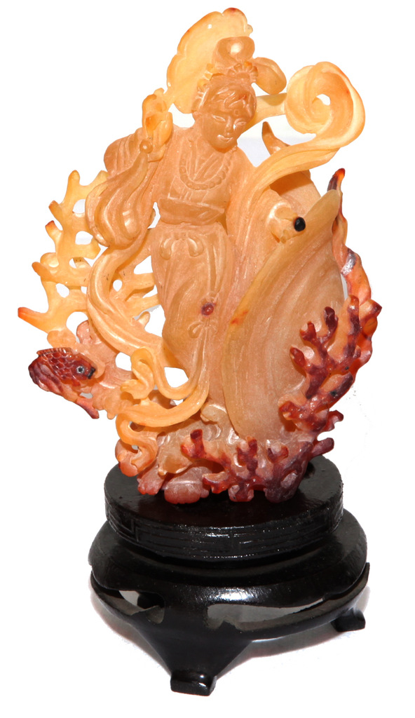 厂家直销优质玉器,玛瑙工艺品 蚌仙