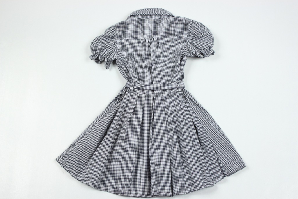 童裙z家 棉布格子连衣裙夏款裙子 女童2-8岁外贸童装批发