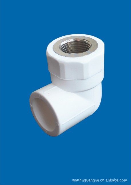 供应博牛精品pp-r管件家装精品内牙弯头l20*1/2f-l63*2寸内丝弯