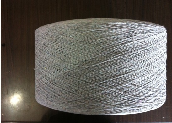 7支二路白再生棉纱