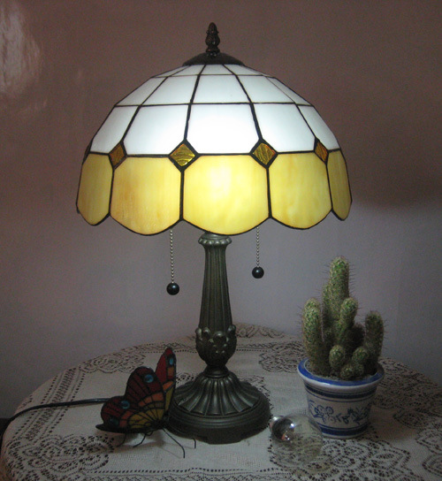 蒂凡尼台灯 地中海台灯 客厅灯 卧室床头台灯 书桌灯