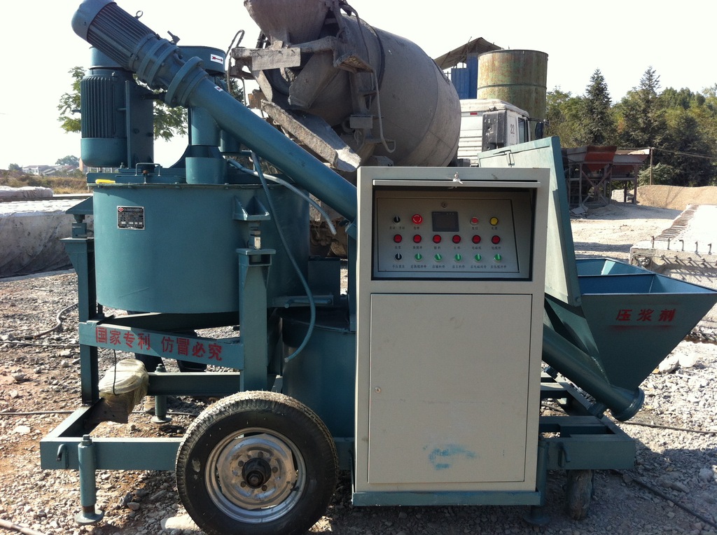 大循环智能压浆注浆能打印数据的智能压浆台车