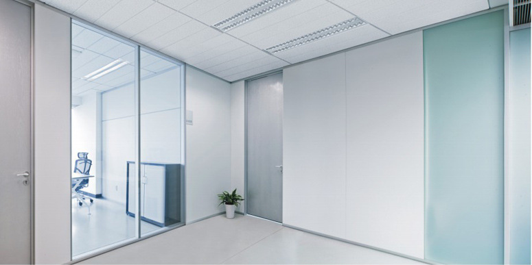 planika全钢防火隔墙系统耐火性能120分钟办公室防火隔断