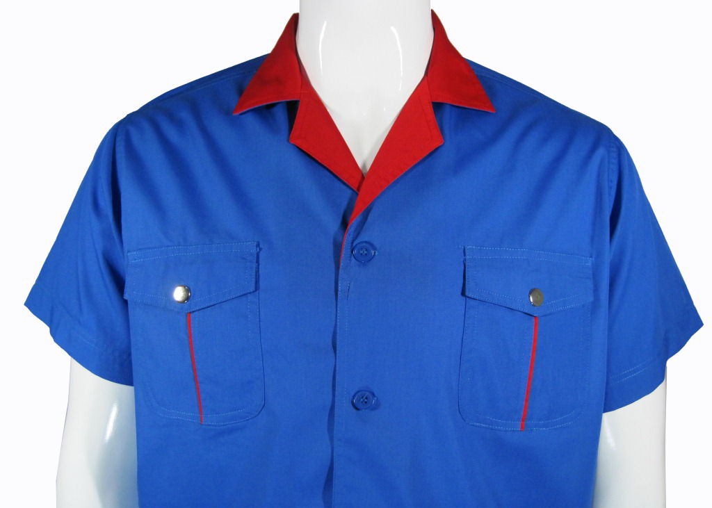 新款男女夏季短袖工作服套装 铁路工程服 维修劳保服厂服12021703