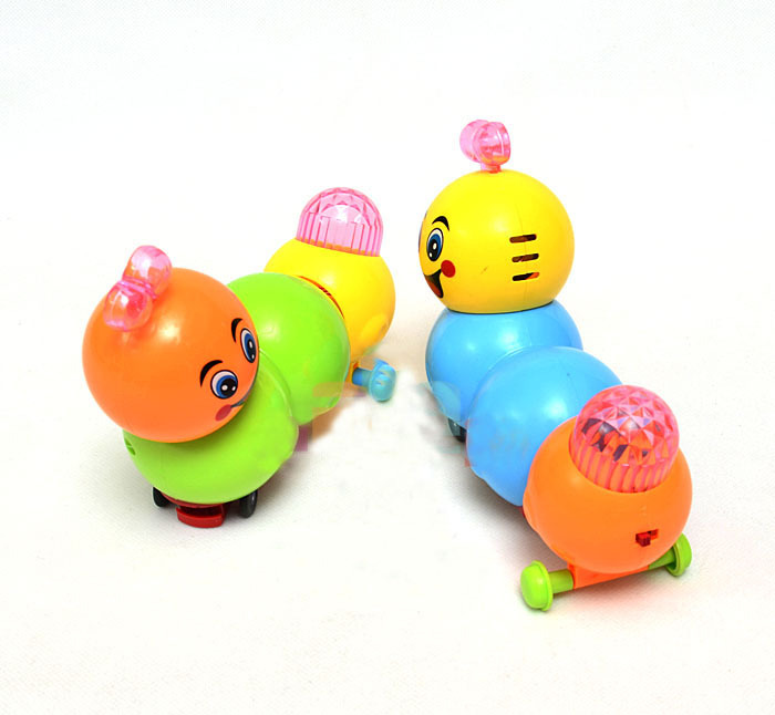 宝宝玩具 音乐灯光电动玩具 万向电动毛毛虫 电动万向音乐乐乐虫