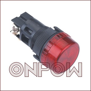 onpow中国红波hby5e1系列圆形信号指示灯