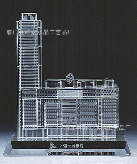 (生产)各种2012最新颖水晶楼模 水晶建筑 房地产水晶模型