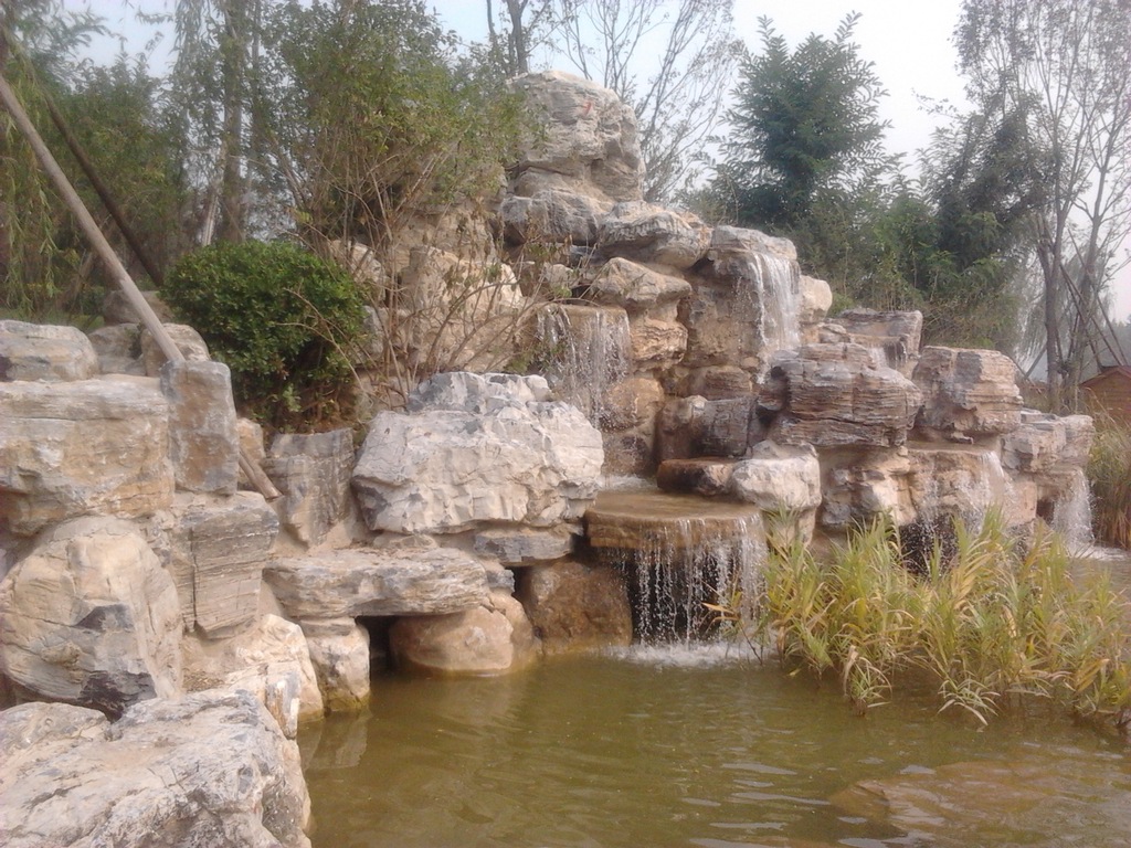 千层石 黑色千层石 2-6吨/块 驳岸石图片_6