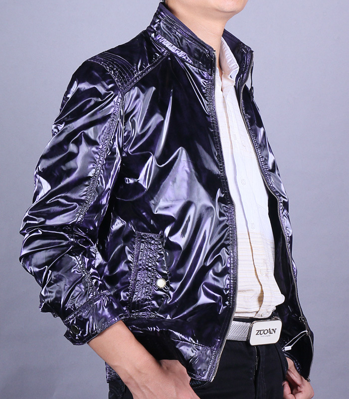 供应太子港正品男装立领 休闲夹克 秋冬外套夹克亮面夹克亏本清仓