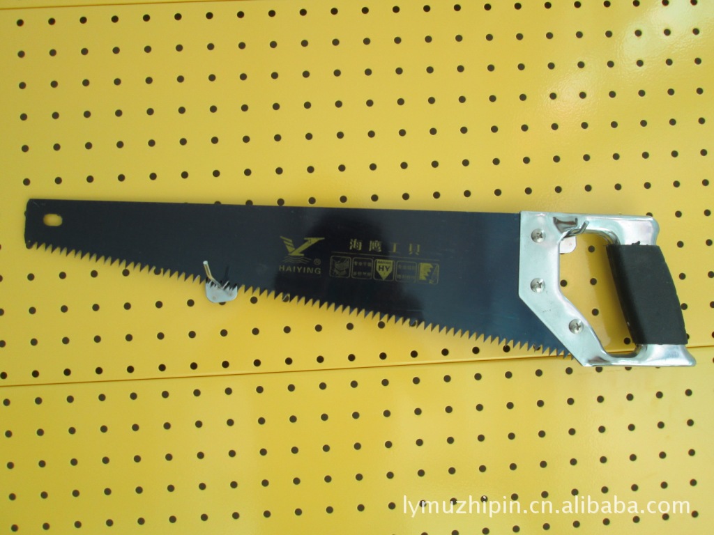 锯面烤蓝两面高密度磨齿镀铬金属柄手板锯