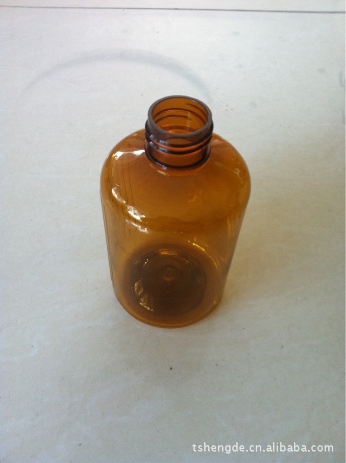 200ml的棕色和透明小塑料瓶