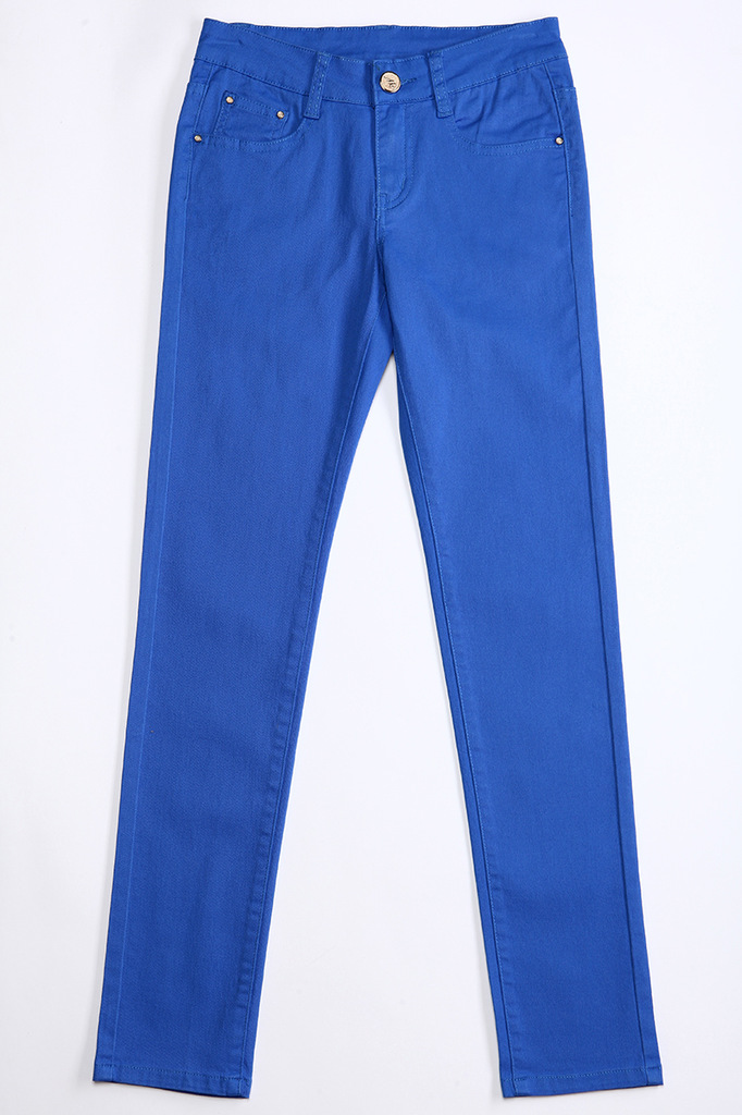 蓝色休闲裤长裤图片_6