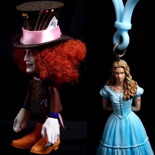 迪士尼爱丽丝梦游仙境包包挂饰/疯帽子摆件套装/儿童节动漫手办批